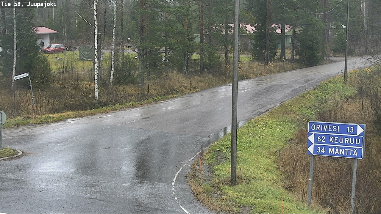 Weather Camera Image Road 58 Juupajoki, Juupajoki, Pirkanmaa