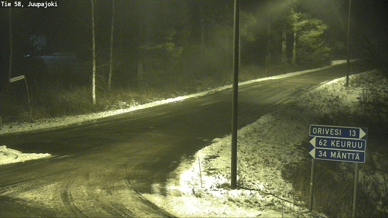 Weather Camera Image Road 58 Juupajoki, Juupajoki, Pirkanmaa