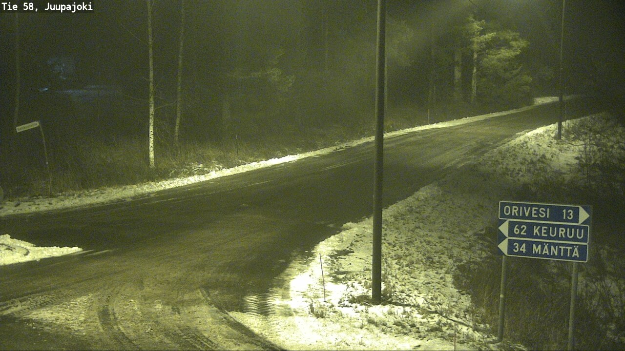 Weather Camera Image Road 58 Juupajoki, Juupajoki, Pirkanmaa