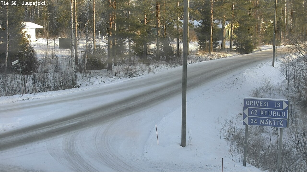Weather Camera Image Road 58 Juupajoki, Juupajoki, Pirkanmaa