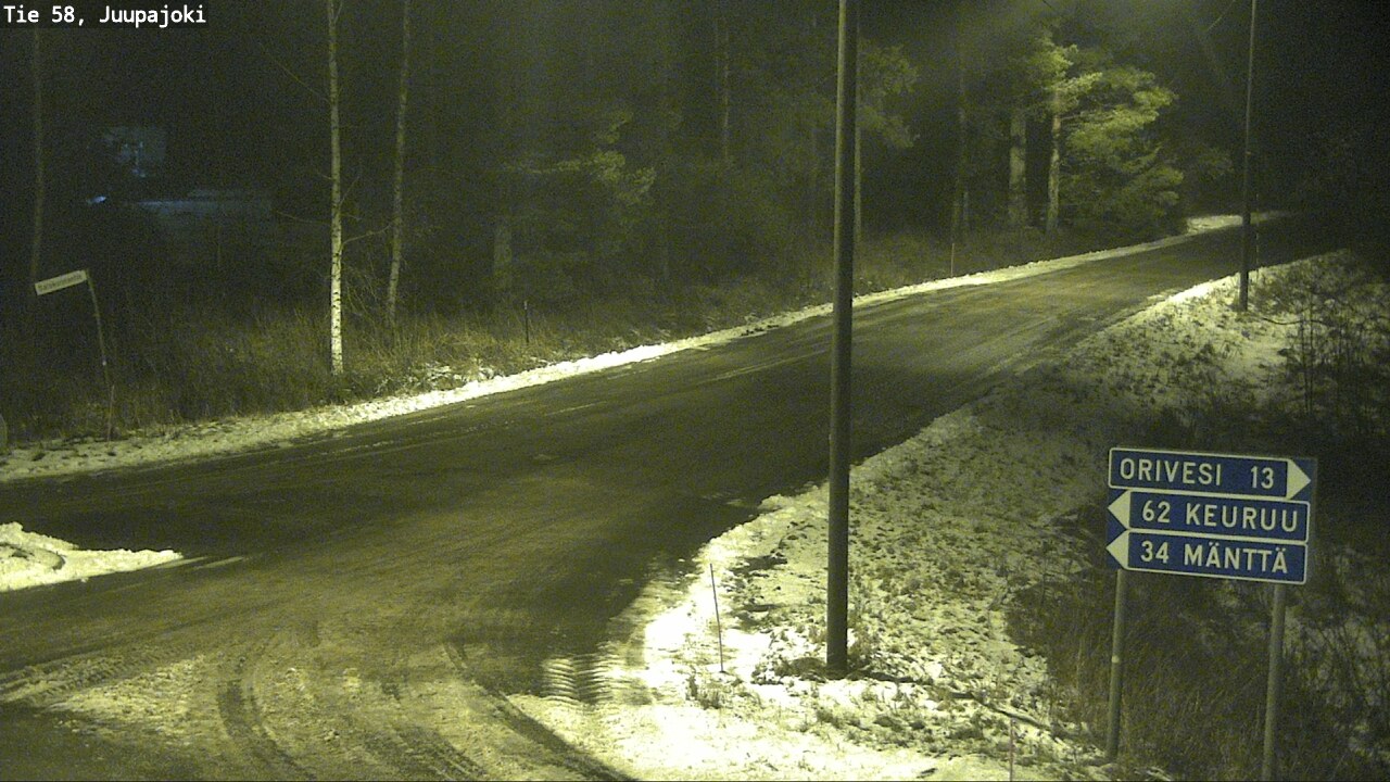 Weather Camera Image Road 58 Juupajoki, Juupajoki, Pirkanmaa