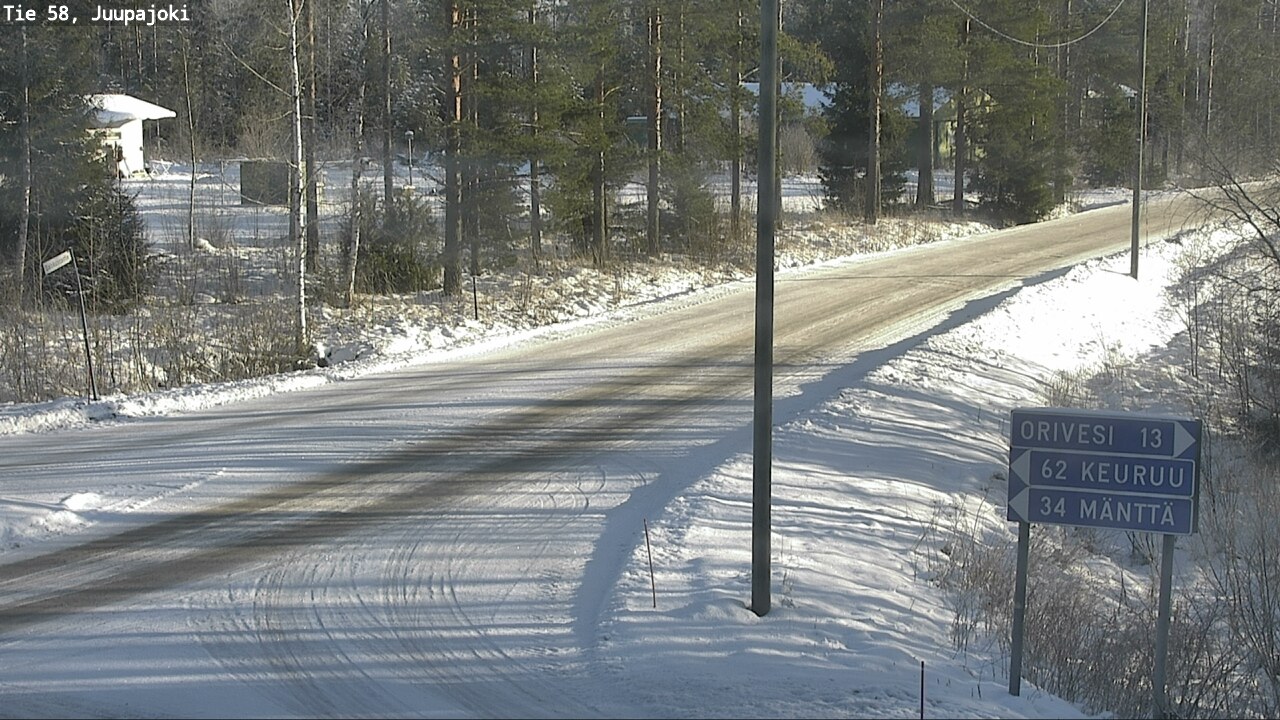 Weather Camera Image Road 58 Juupajoki, Juupajoki, Pirkanmaa