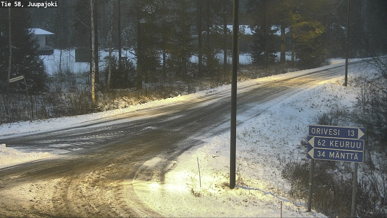 Weather Camera Image Road 58 Juupajoki, Juupajoki, Pirkanmaa