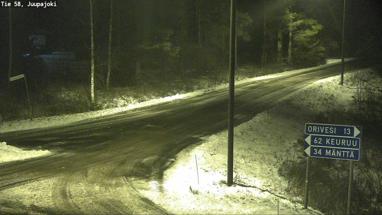 Weather Camera Image Road 58 Juupajoki, Juupajoki, Pirkanmaa