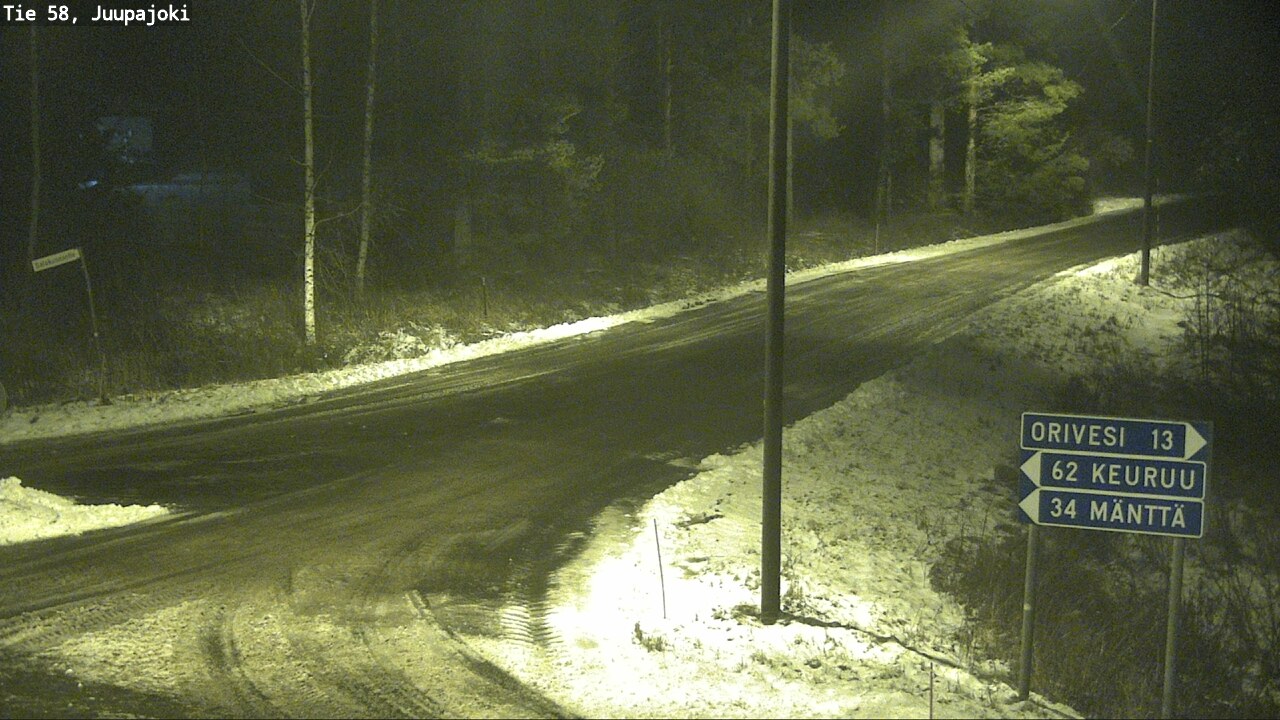 Weather Camera Image Road 58 Juupajoki, Juupajoki, Pirkanmaa