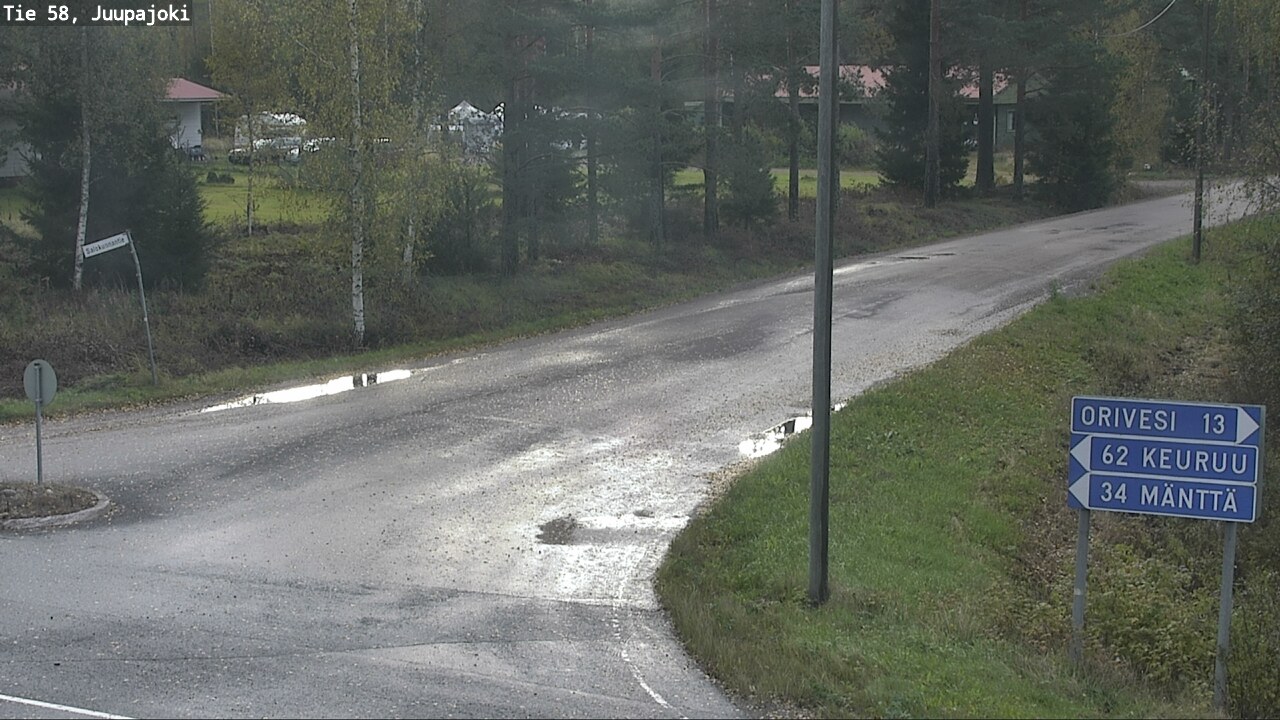 Weather Camera Image Road 58 Juupajoki, Juupajoki, Pirkanmaa
