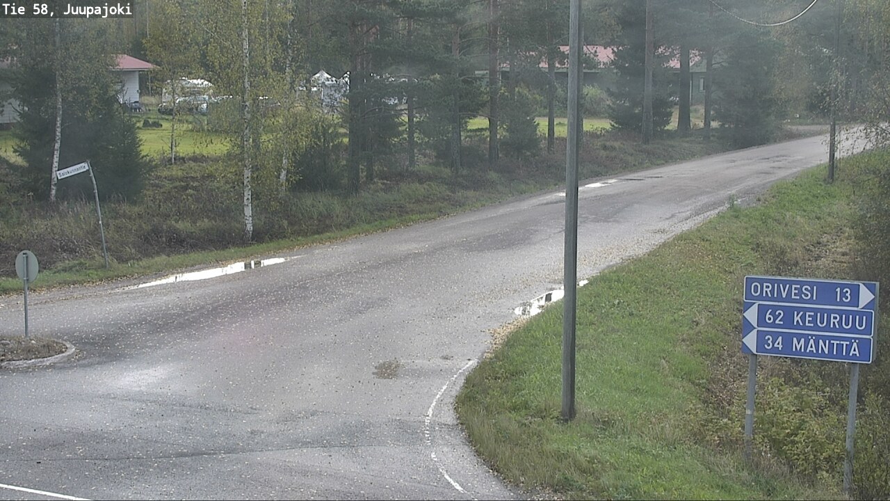 Weather Camera Image Road 58 Juupajoki, Juupajoki, Pirkanmaa