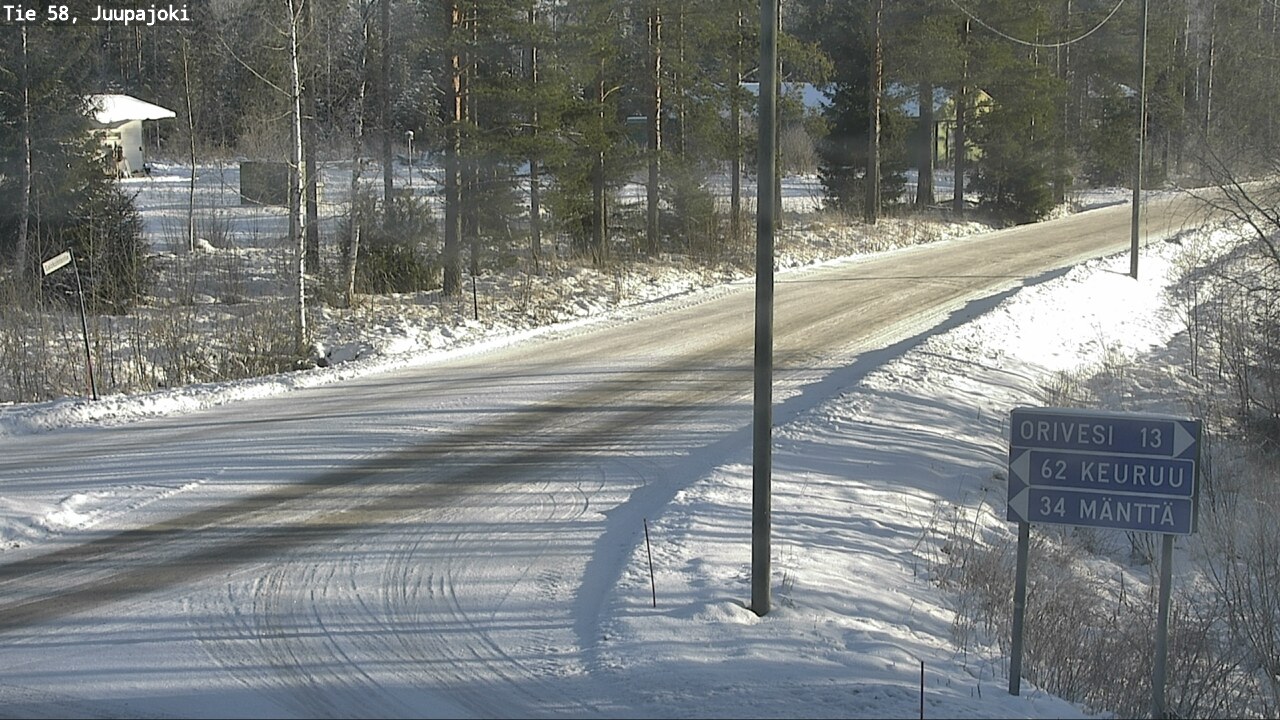 Weather Camera Image Road 58 Juupajoki, Juupajoki, Pirkanmaa
