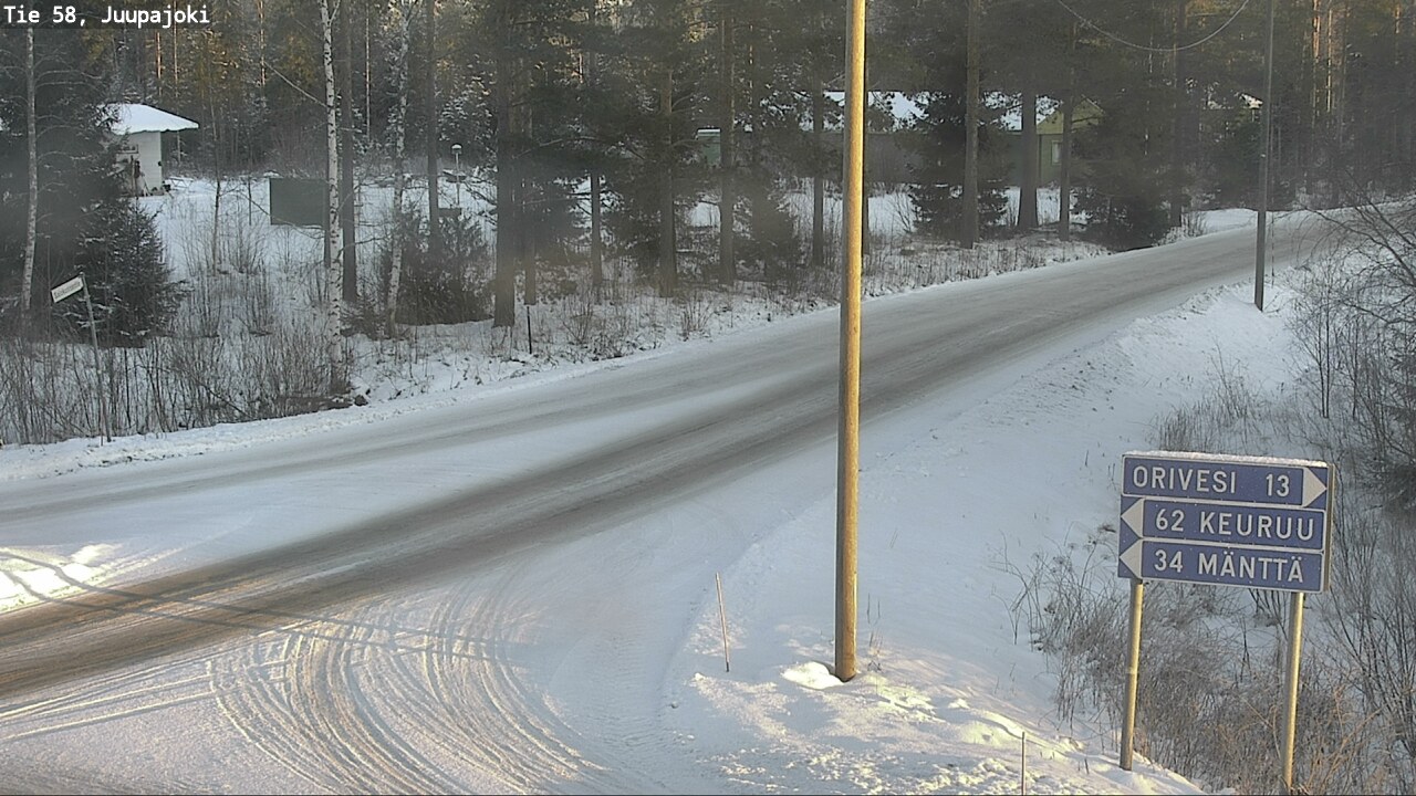 Weather Camera Image Road 58 Juupajoki, Juupajoki, Pirkanmaa