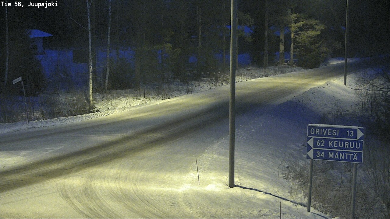 Weather Camera Image Road 58 Juupajoki, Juupajoki, Pirkanmaa