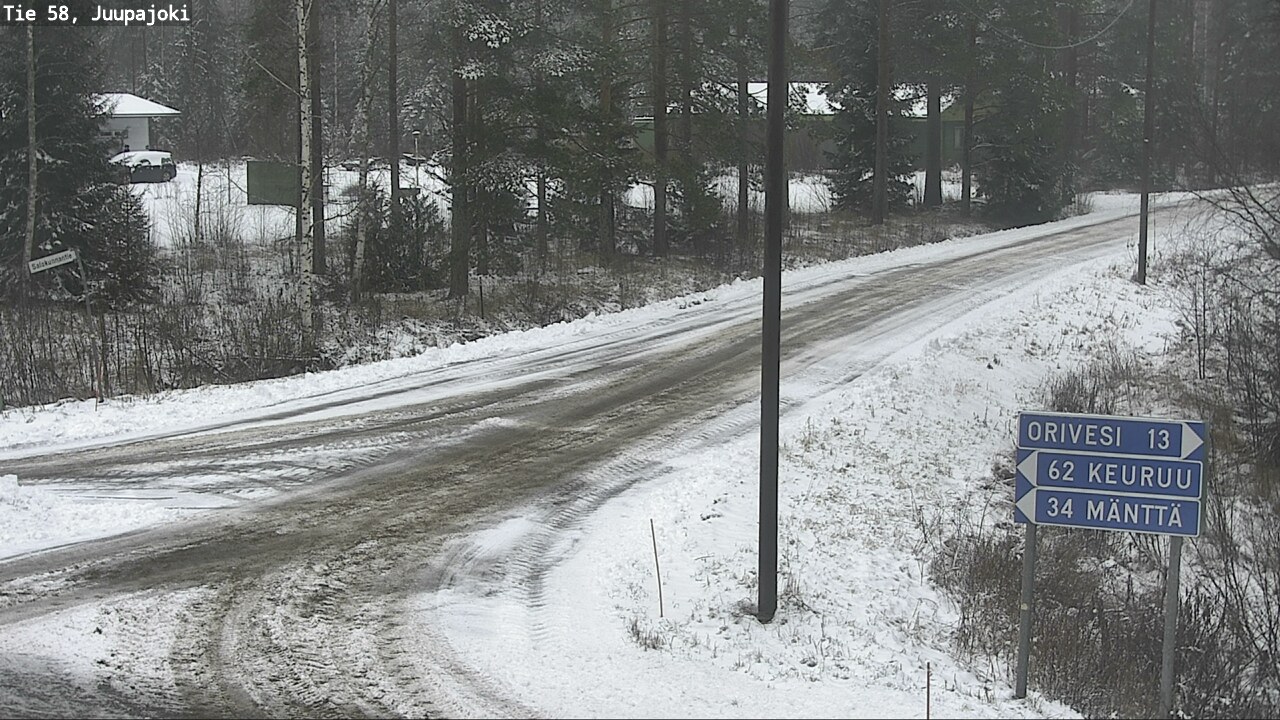 Weather Camera Image Road 58 Juupajoki, Juupajoki, Pirkanmaa