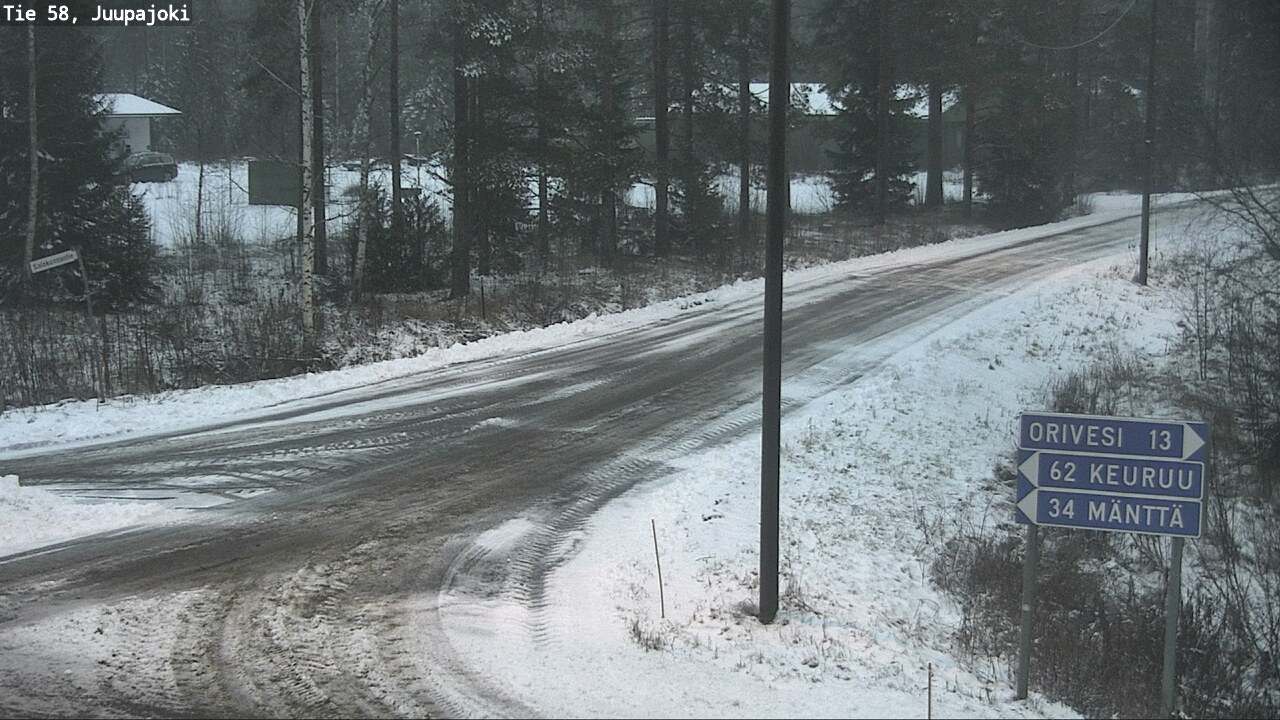 Weather Camera Image Road 58 Juupajoki, Juupajoki, Pirkanmaa