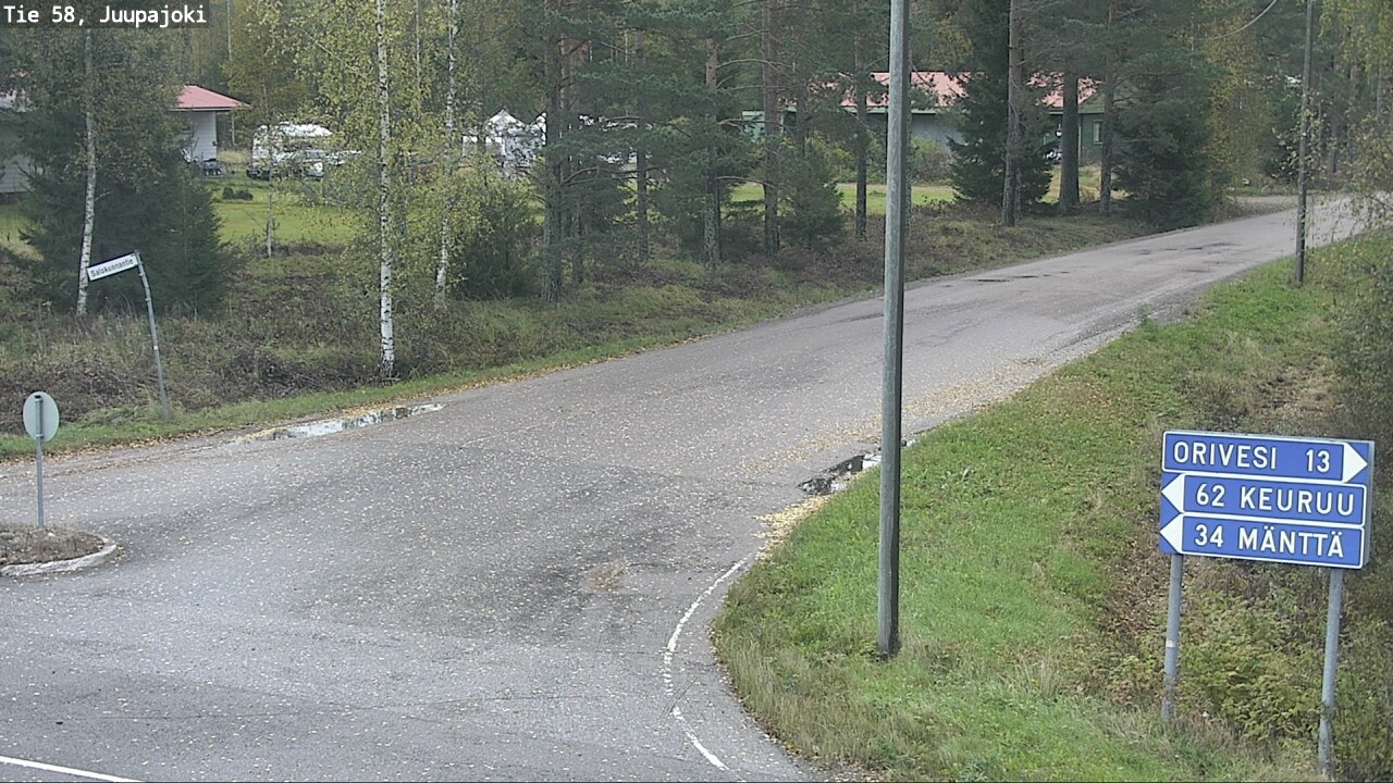 Weather Camera Image Road 58 Juupajoki, Juupajoki, Pirkanmaa