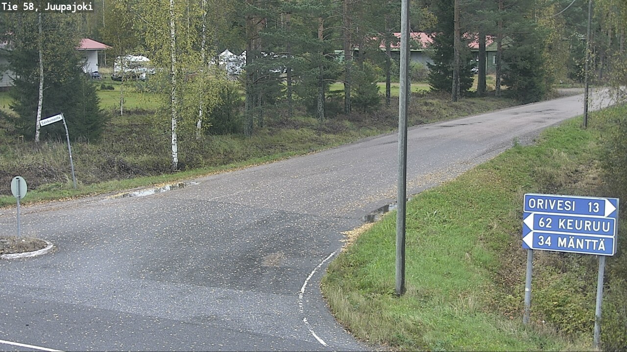 Weather Camera Image Road 58 Juupajoki, Juupajoki, Pirkanmaa