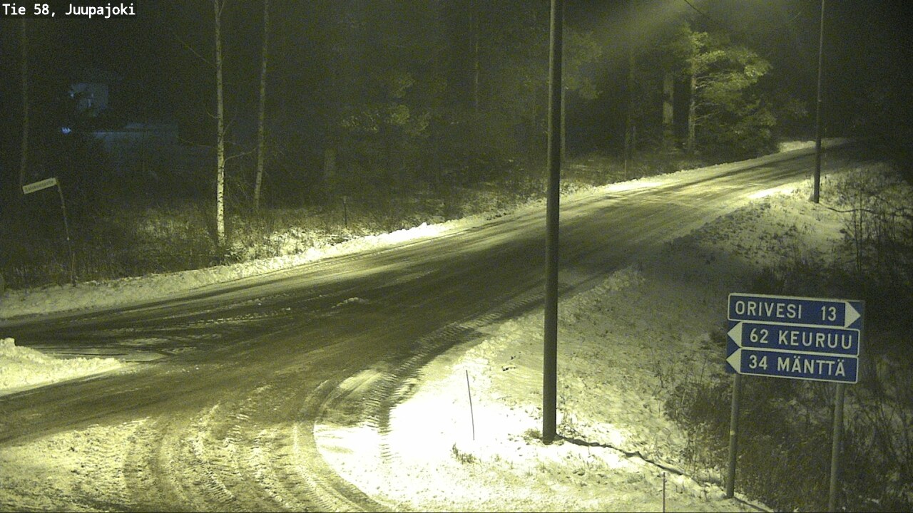 Weather Camera Image Road 58 Juupajoki, Juupajoki, Pirkanmaa