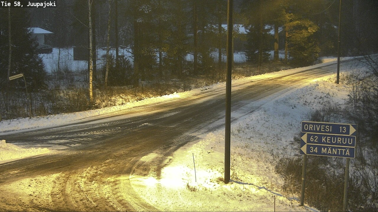 Weather Camera Image Road 58 Juupajoki, Juupajoki, Pirkanmaa