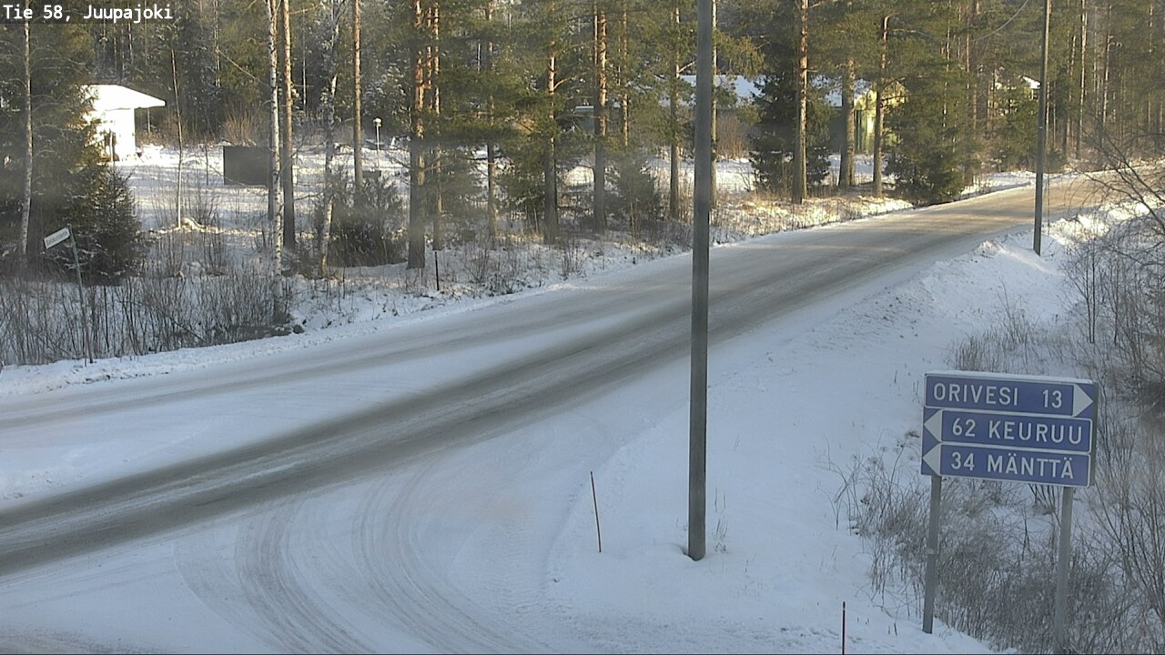 Weather Camera Image Road 58 Juupajoki, Juupajoki, Pirkanmaa