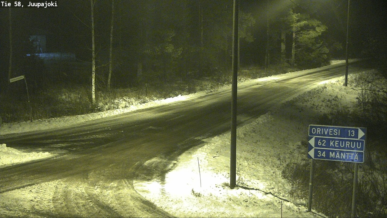 Weather Camera Image Road 58 Juupajoki, Juupajoki, Pirkanmaa