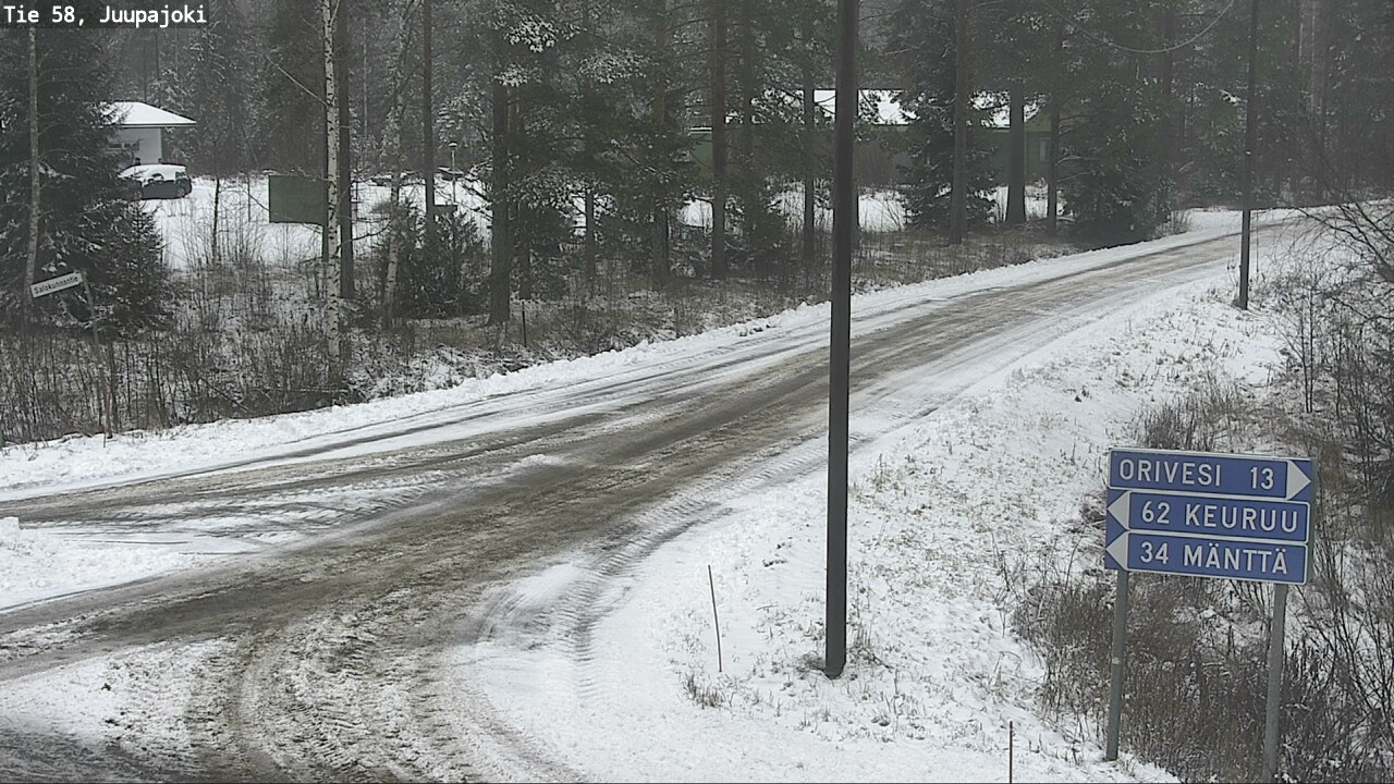 Weather Camera Image Road 58 Juupajoki, Juupajoki, Pirkanmaa