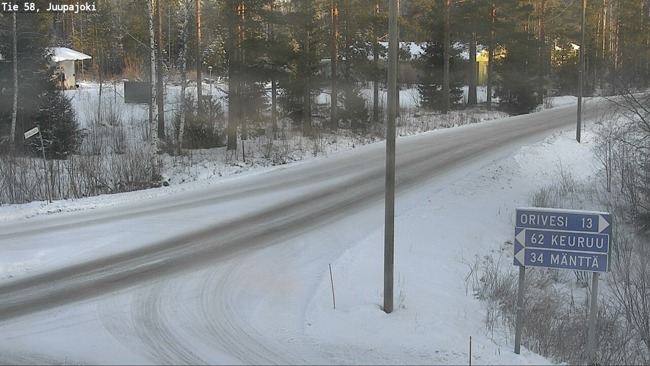 Weather Camera Image Road 58 Juupajoki, Juupajoki, Pirkanmaa