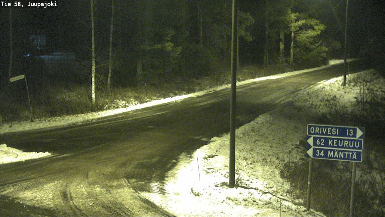 Weather Camera Image Road 58 Juupajoki, Juupajoki, Pirkanmaa