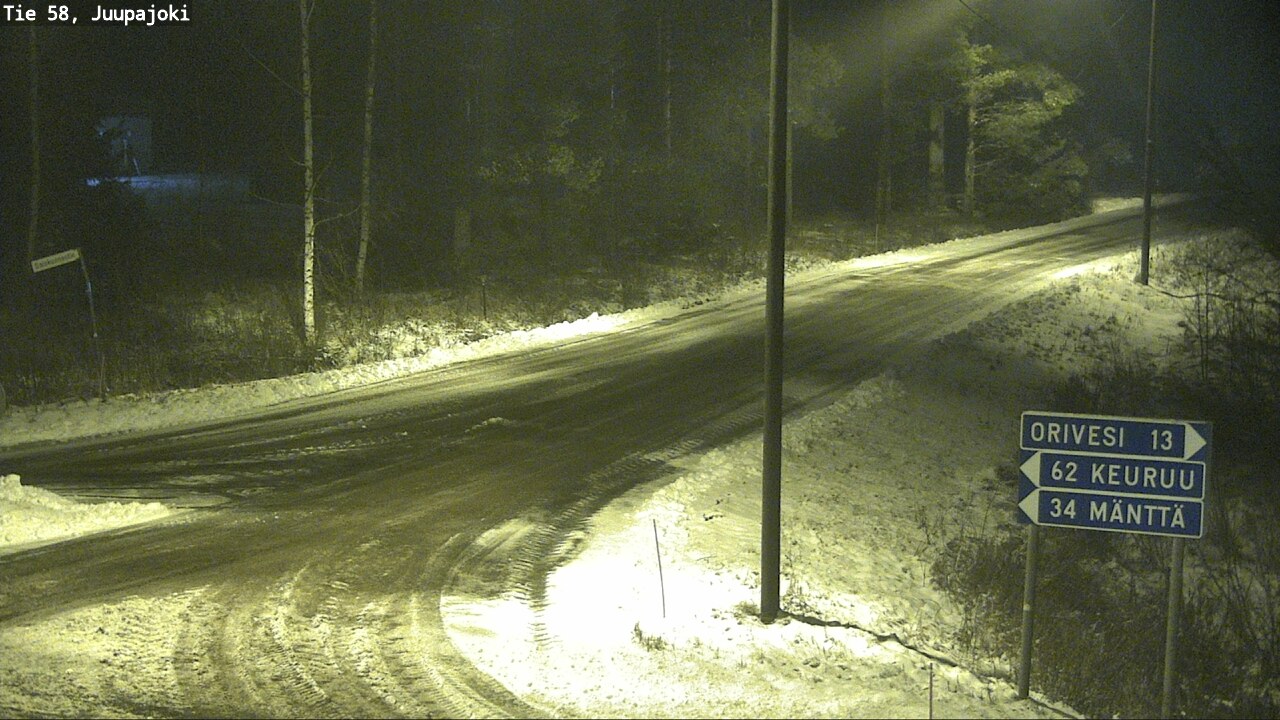 Weather Camera Image Road 58 Juupajoki, Juupajoki, Pirkanmaa