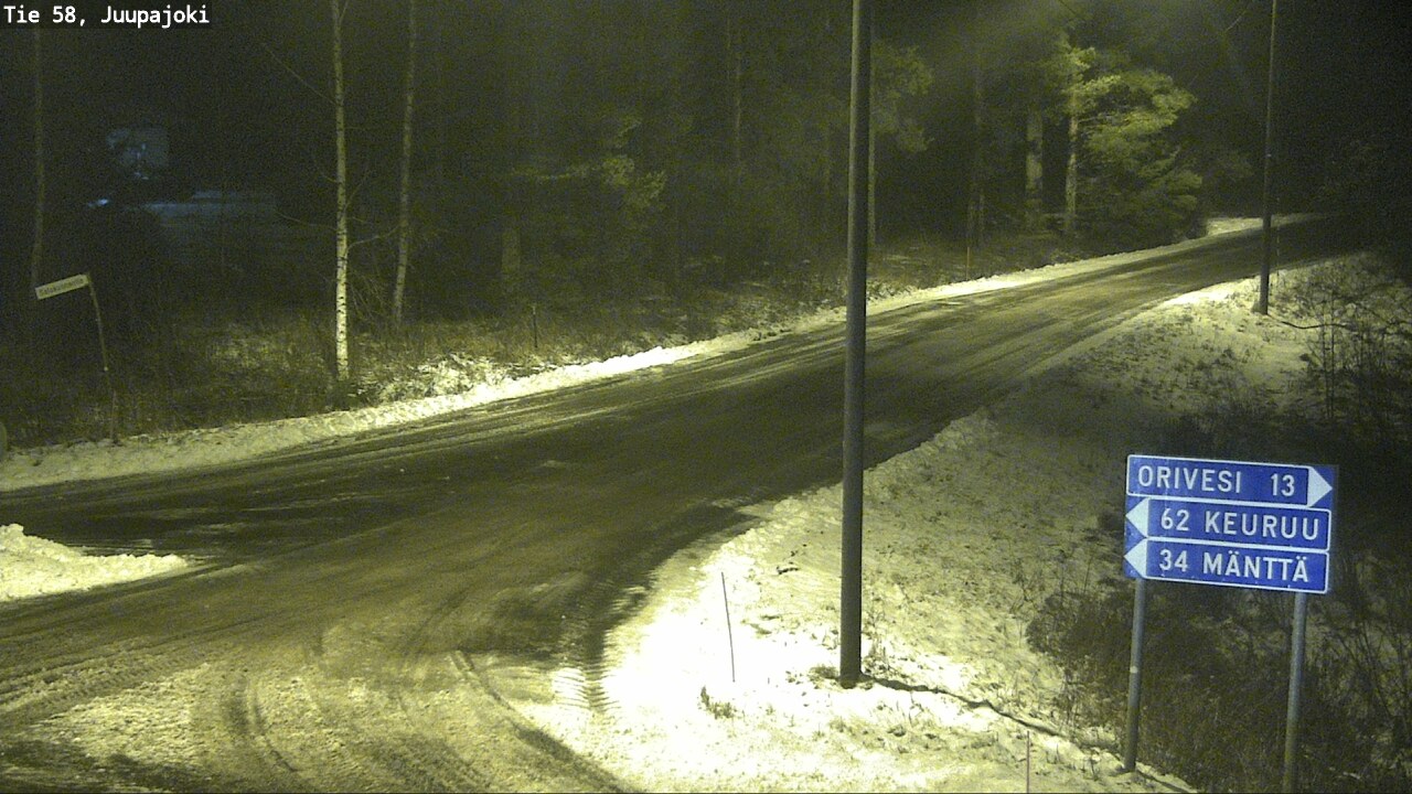 Weather Camera Image Road 58 Juupajoki, Juupajoki, Pirkanmaa