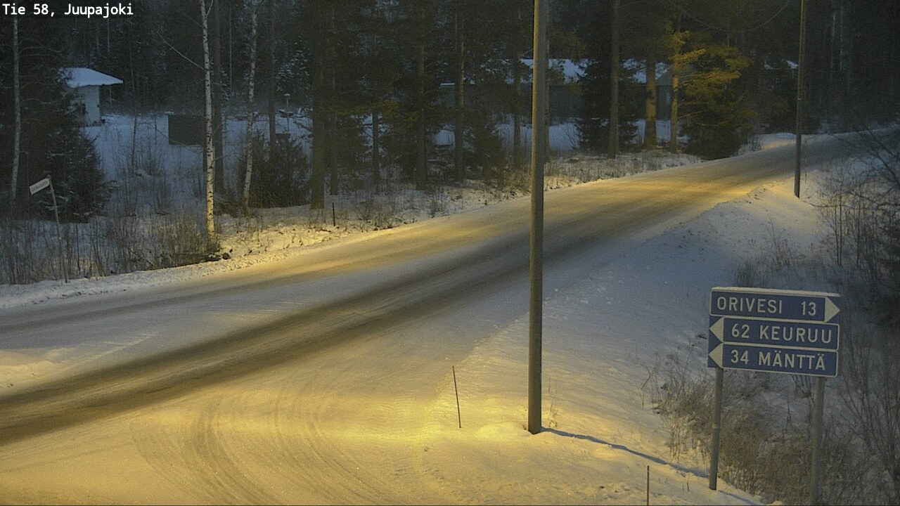Weather Camera Image Road 58 Juupajoki, Juupajoki, Pirkanmaa