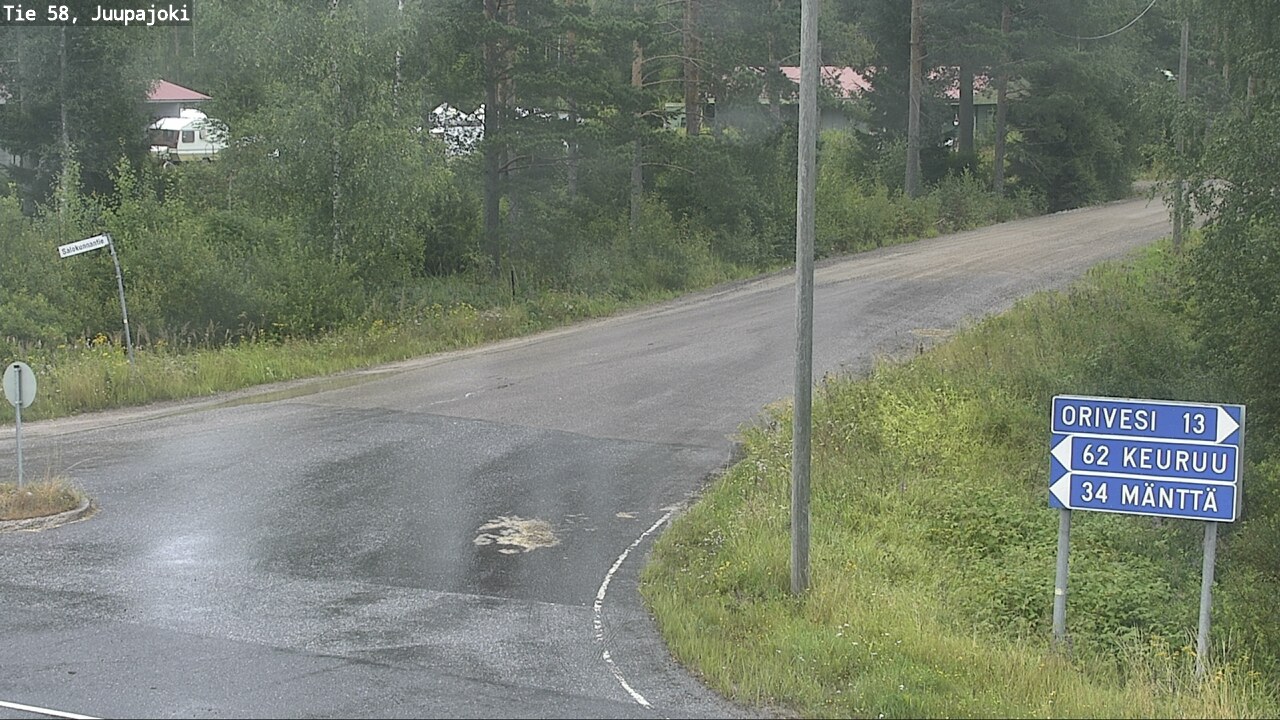 Weather Camera Image Väg 58 Juupajoki, Juupajoki, Pirkanmaa