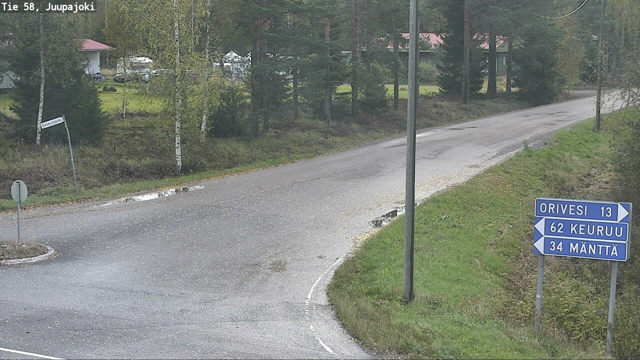 Weather Camera Image Road 58 Juupajoki, Juupajoki, Pirkanmaa