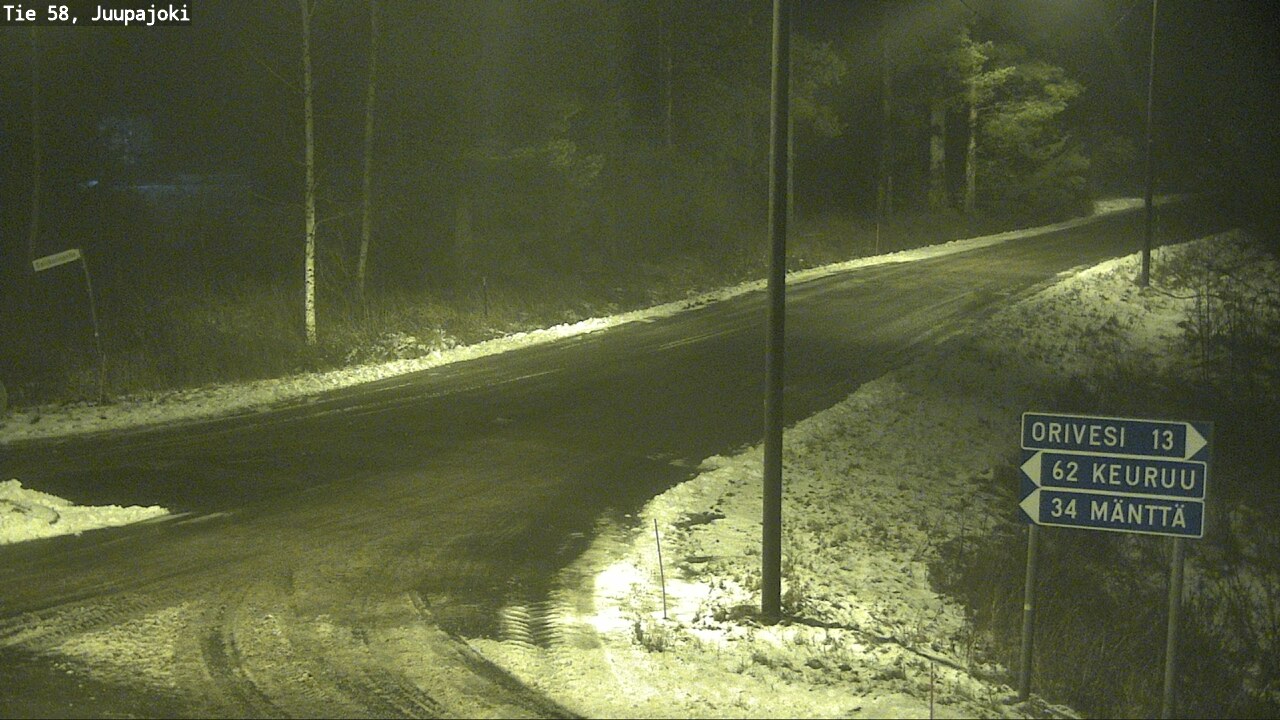 Weather Camera Image Road 58 Juupajoki, Juupajoki, Pirkanmaa