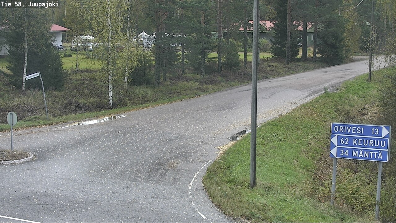 Weather Camera Image Road 58 Juupajoki, Juupajoki, Pirkanmaa