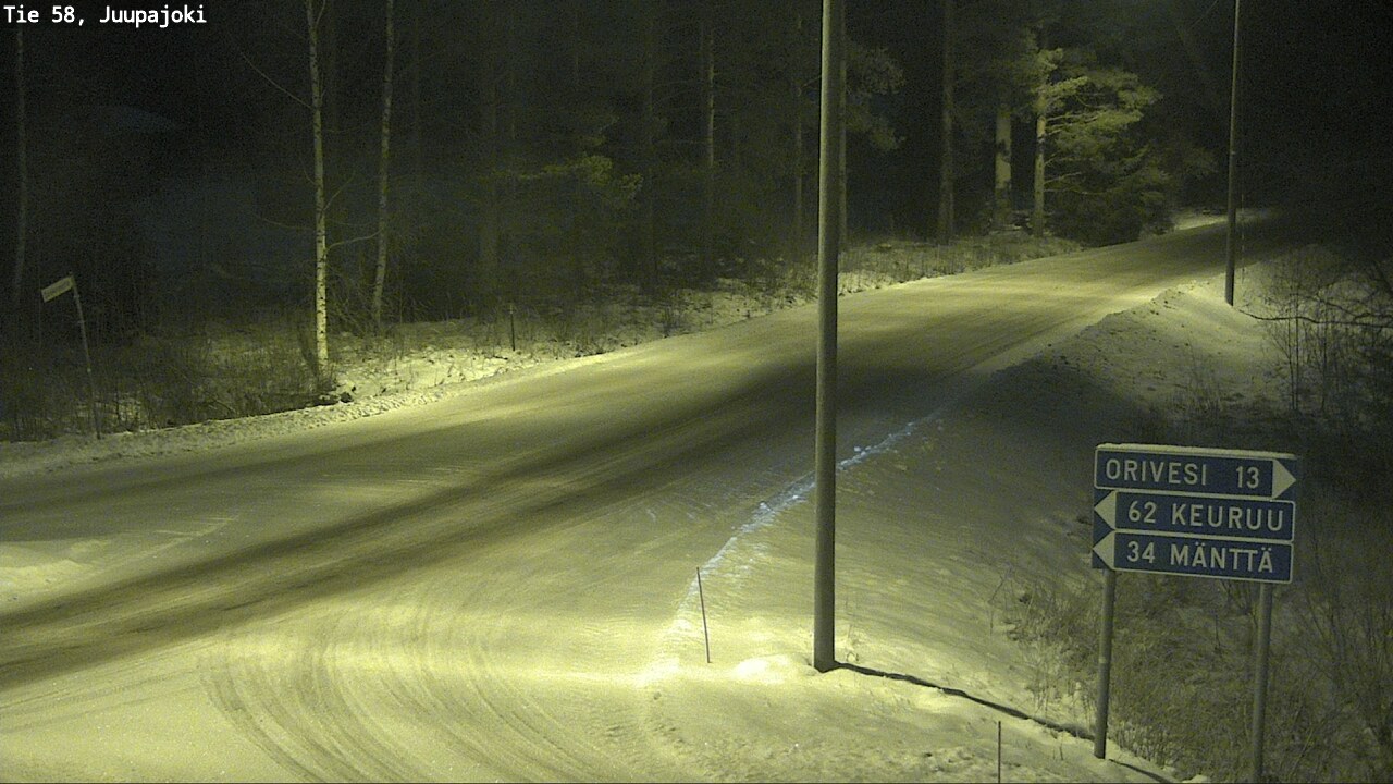 Weather Camera Image Road 58 Juupajoki, Juupajoki, Pirkanmaa