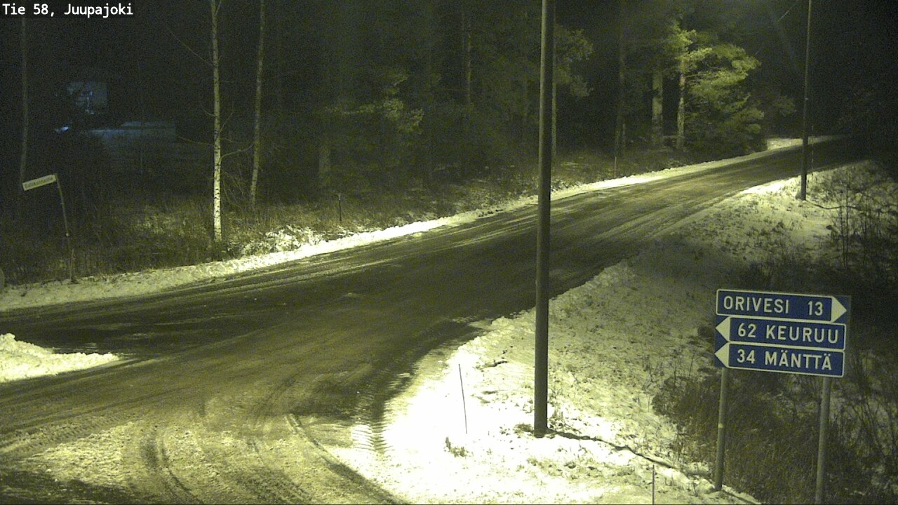 Weather Camera Image Road 58 Juupajoki, Juupajoki, Pirkanmaa