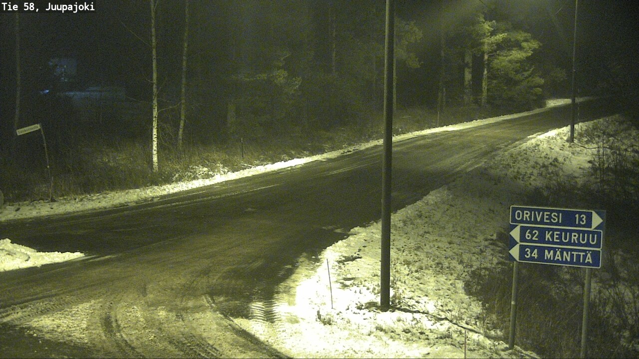 Weather Camera Image Road 58 Juupajoki, Juupajoki, Pirkanmaa