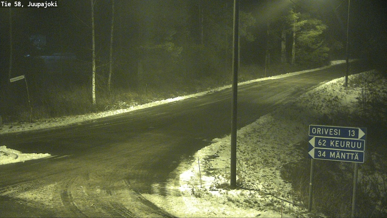 Weather Camera Image Road 58 Juupajoki, Juupajoki, Pirkanmaa