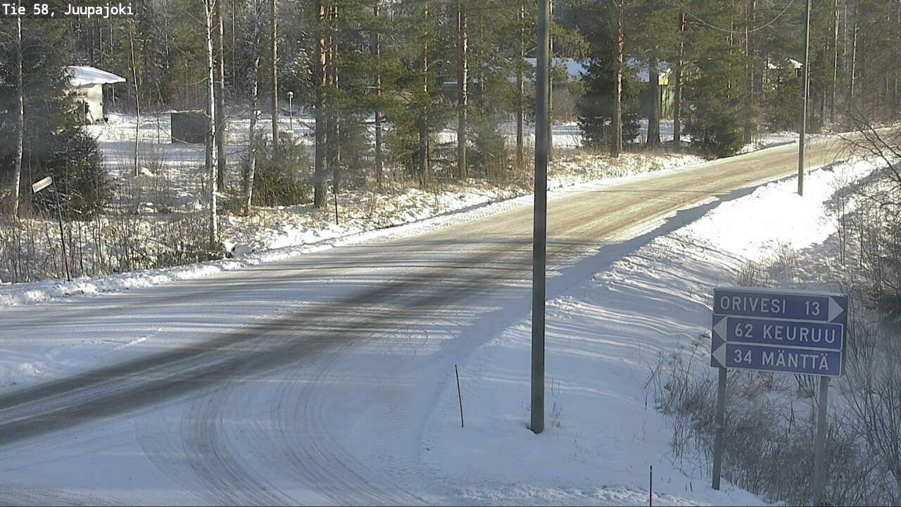 Weather Camera Image Road 58 Juupajoki, Juupajoki, Pirkanmaa