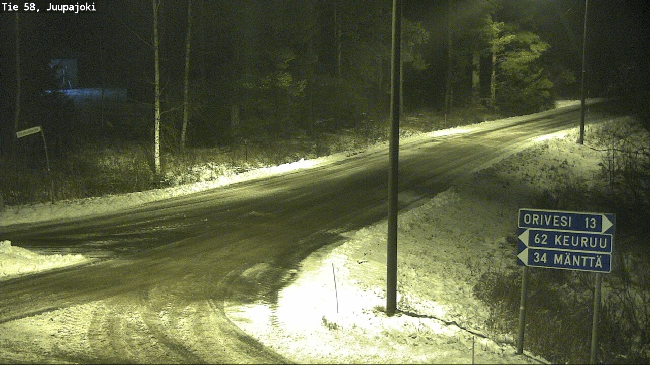 Weather Camera Image Road 58 Juupajoki, Juupajoki, Pirkanmaa