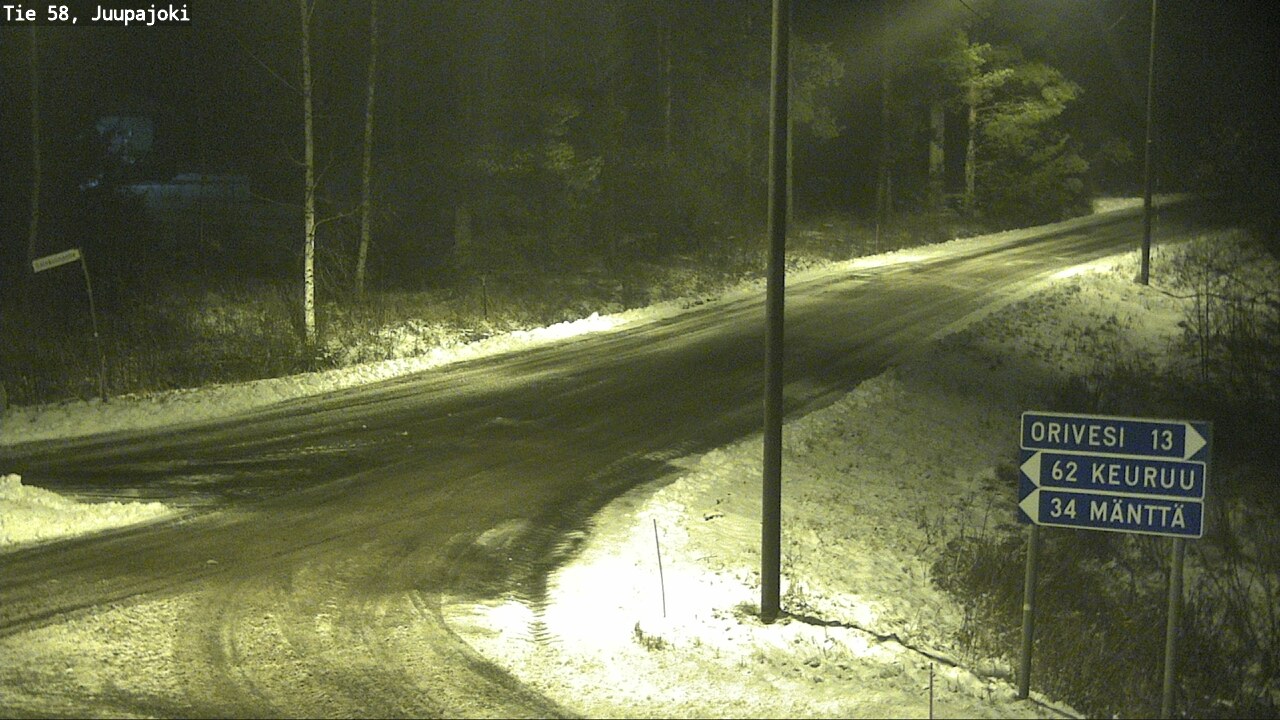 Weather Camera Image Road 58 Juupajoki, Juupajoki, Pirkanmaa