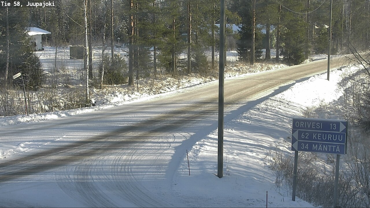 Weather Camera Image Road 58 Juupajoki, Juupajoki, Pirkanmaa