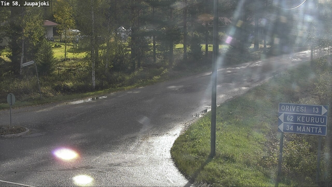 Weather Camera Image Road 58 Juupajoki, Juupajoki, Pirkanmaa