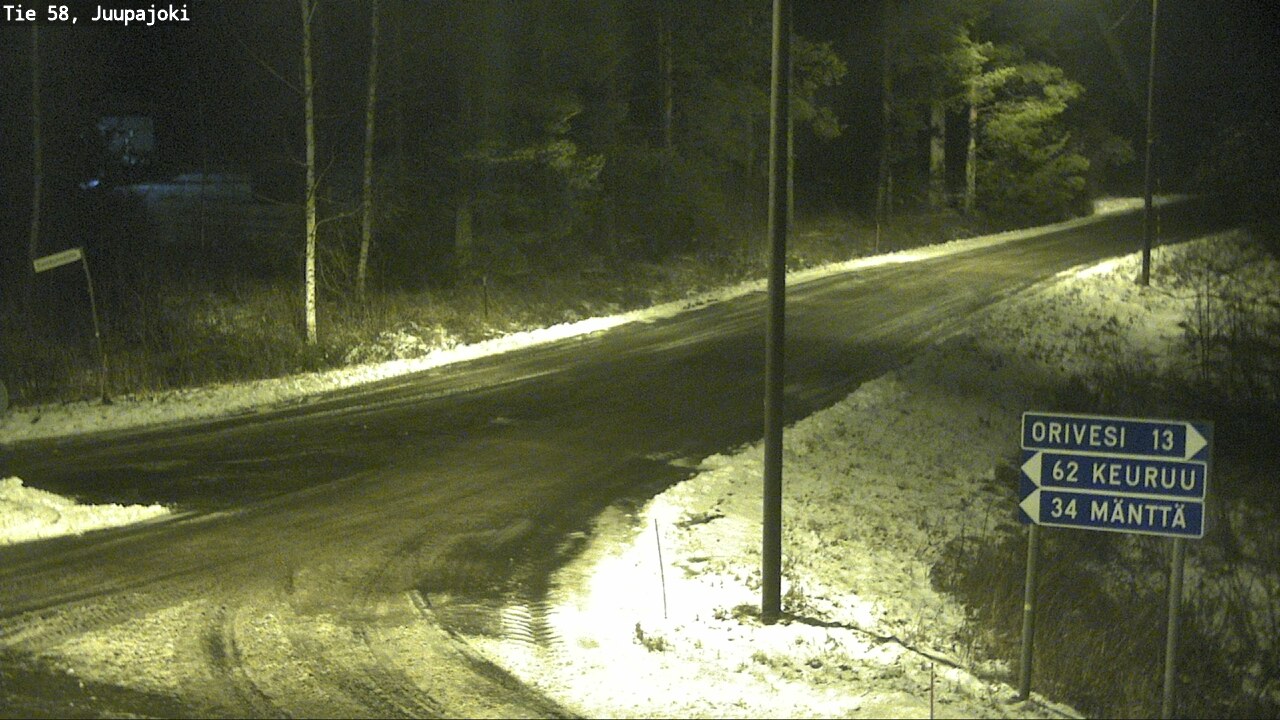 Weather Camera Image Road 58 Juupajoki, Juupajoki, Pirkanmaa