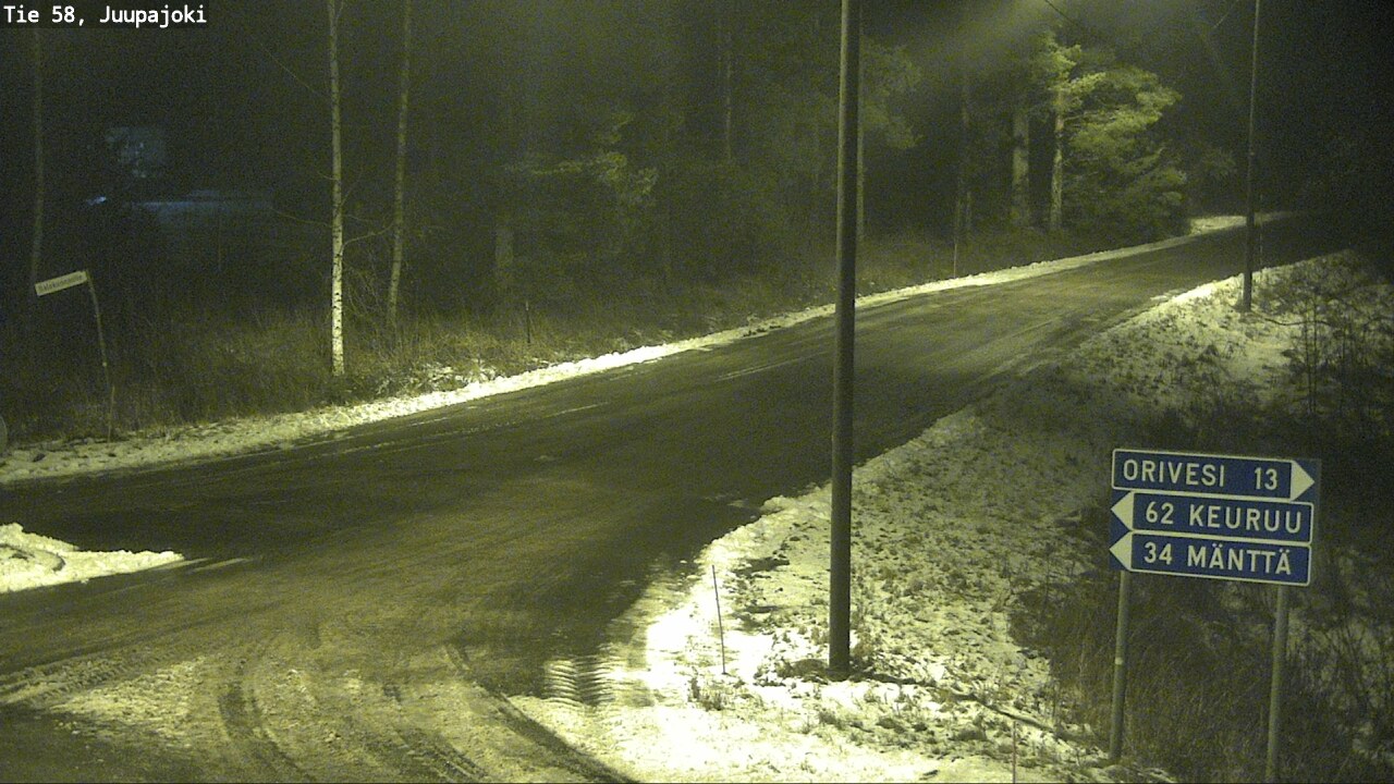 Weather Camera Image Road 58 Juupajoki, Juupajoki, Pirkanmaa