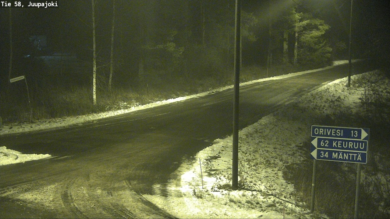 Weather Camera Image Road 58 Juupajoki, Juupajoki, Pirkanmaa
