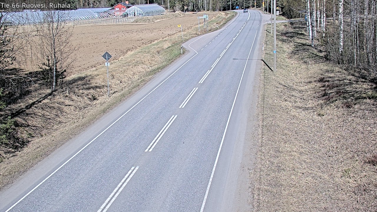 Weather Camera Image Väg 66 Ruovesi, Ruhala, Ruovesi, Pirkanmaa