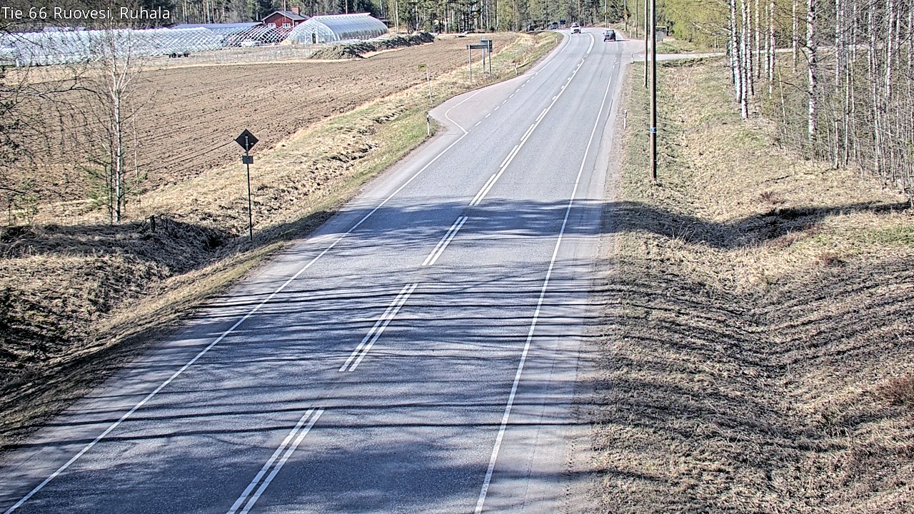 Weather Camera Image Väg 66 Ruovesi, Ruhala, Ruovesi, Pirkanmaa