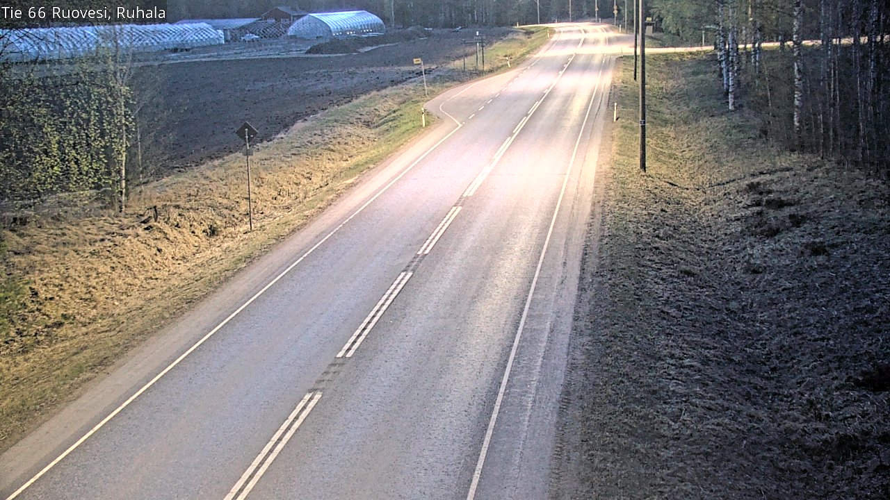 Weather Camera Image Väg 66 Ruovesi, Ruhala, Ruovesi, Pirkanmaa
