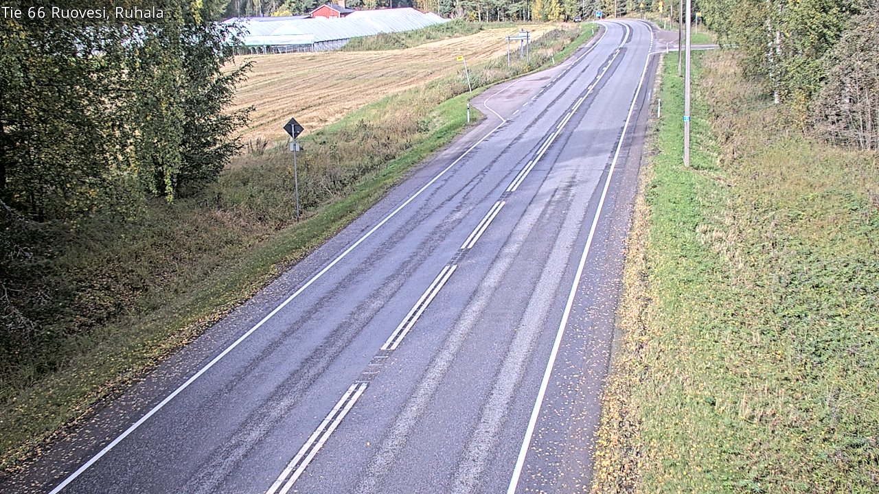 Weather Camera Image Väg 66 Ruovesi, Ruhala, Ruovesi, Pirkanmaa
