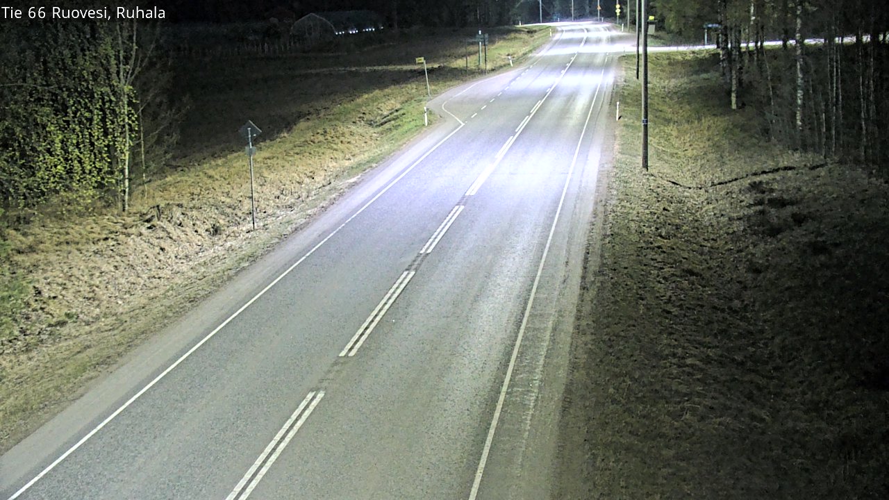 Weather Camera Image Väg 66 Ruovesi, Ruhala, Ruovesi, Pirkanmaa