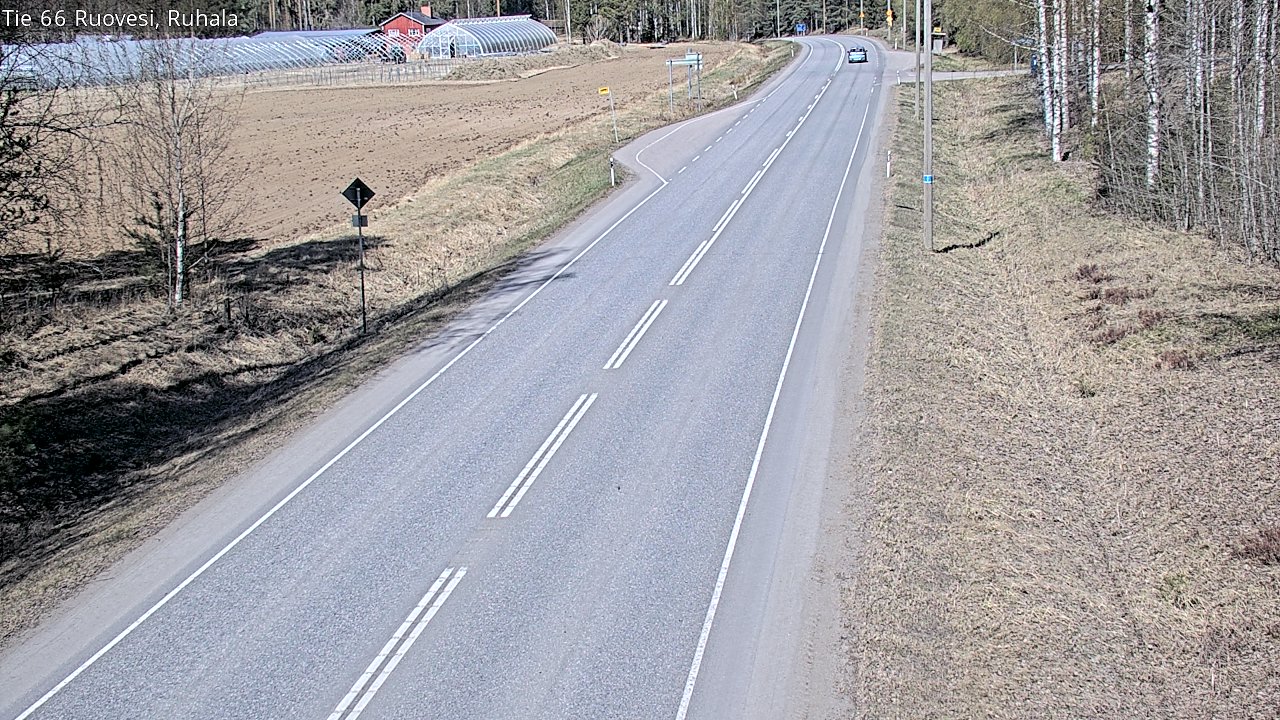 Weather Camera Image Väg 66 Ruovesi, Ruhala, Ruovesi, Pirkanmaa